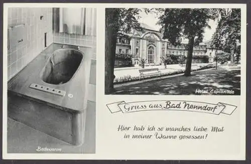 Bad Nenndorf, Hotel Esplanade, Badewanne - 410228