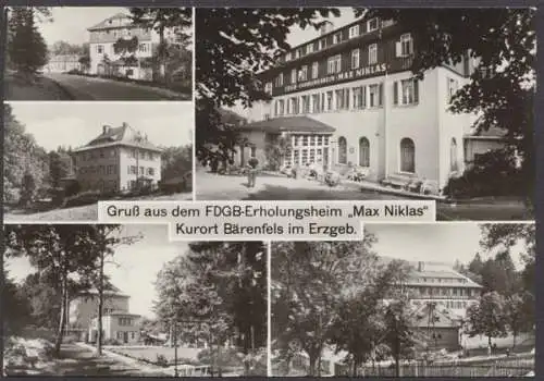 Bärenfels im Erzgeb., FDGB-Erholungsheim "Max Niklas" - 410350