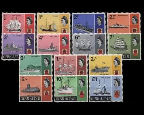 Gibraltar, MiNr. 188-201, postfrisch - 691955