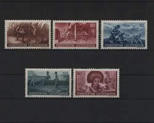 Liechtenstein, MiNr. 192-196, postfrisch - 692196