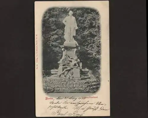 Berlin, Lessing-Denkmal - 400404