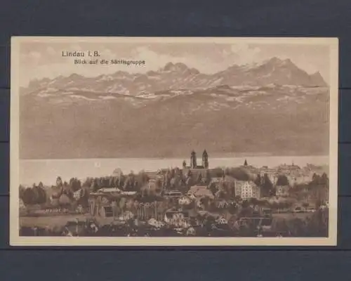 Lindau i. B., Blick auf die Säntisgruppe - 401061