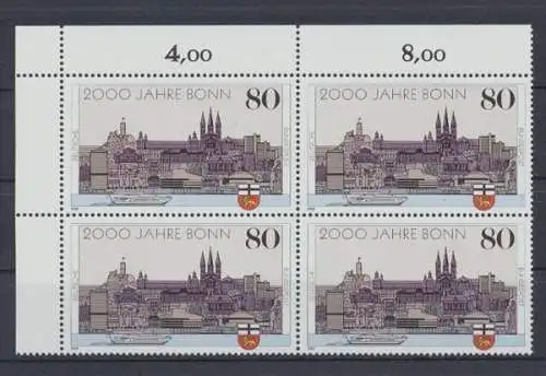 Deutschland (BRD),, MiNr. 1402, Ecke links oben, postfrisch - 60199