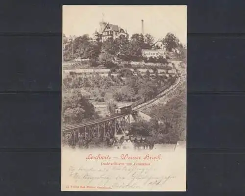 Loschwitz, Weisser Hirsch, Drahtseilbahn mit Luisenhof - 401761