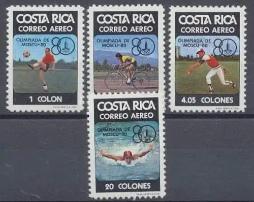 Costa Rica, MiNr. 1065-1068, postfrisch - 692861