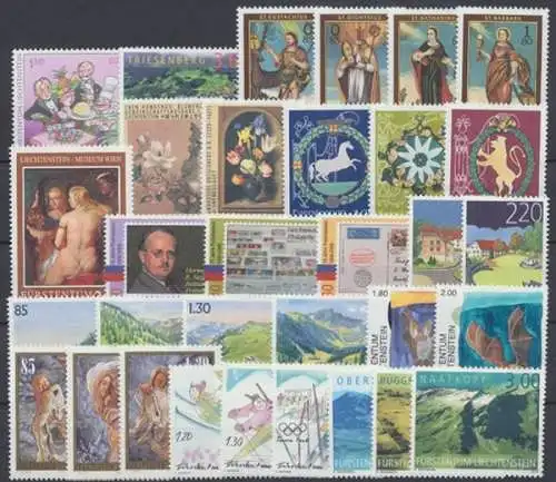 Liechtenstein, MiNr. 1368-1399, Jahrgang 2005, postfrisch - 693369