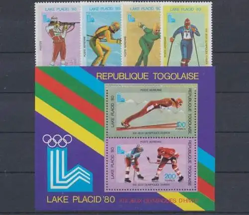 Togo, MiNr. 1414-1417, Block 151, postfrisch - 65169