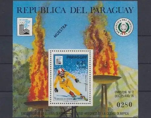 Paraguay, Michel Nr. Block 333, postfrisch - 65303