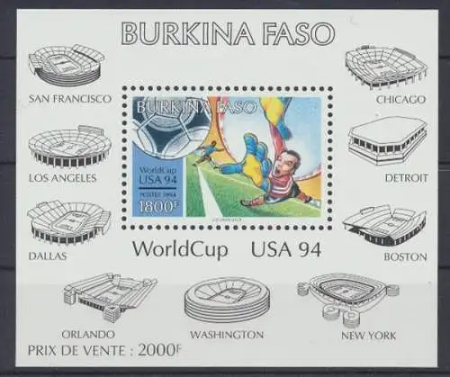 Burkina Faso (Obervolta), Michel Nr. Block 141, postfrisch - 65478