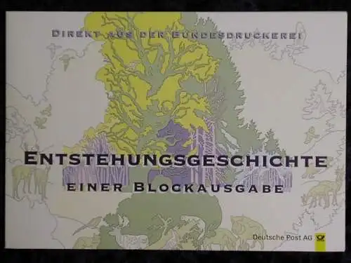 Deutschland (BRD), MiNr. Block 38, 6-Farbdruck Entstehungsgeschichte - 200302