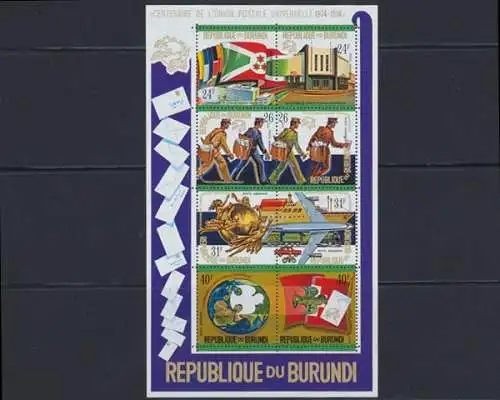 Burundi, Michel Nr. Block 80 A, postfrisch - 66421