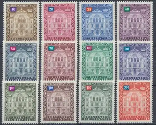 Liechtenstein Dienstmarken, MiNr. 57-68, postfrisch - 692799