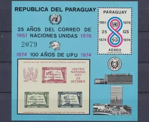 Paraguay, Michel Nr. Block 283, postfrisch - 66515