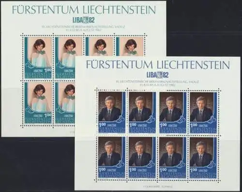 Liechtenstein, MiNr. 797-798 KB,, postfrisch - 66657