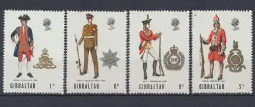 Gibraltar, MiNr. 229-232, postfrisch - 692371