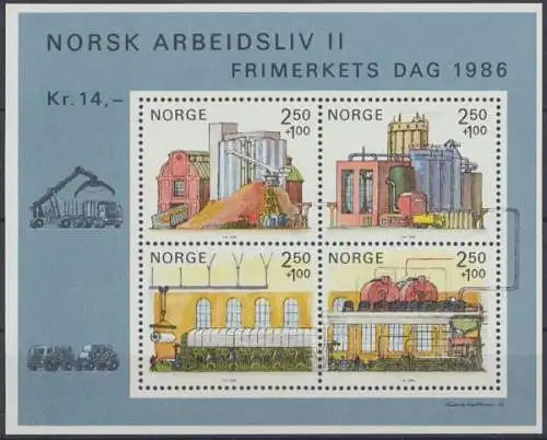 Norwegen, MiNr. Block 6, postfrisch - 693384