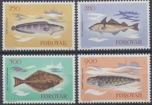 Färöer, MiNr. 86-89, postfrisch - 694750