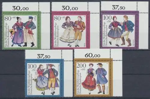 Deutschland (BRD), Michel Nr. 1696-1700, postfrisch - 68300