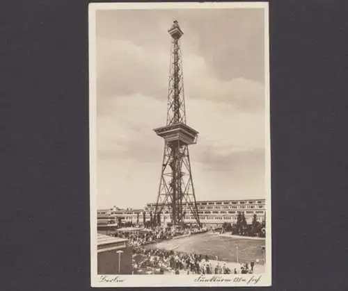 Berlin, Funkturm, 138 m hoch - 403334