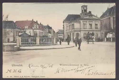 Utrecht, Wittevrouwenstraat en Brug - 403606