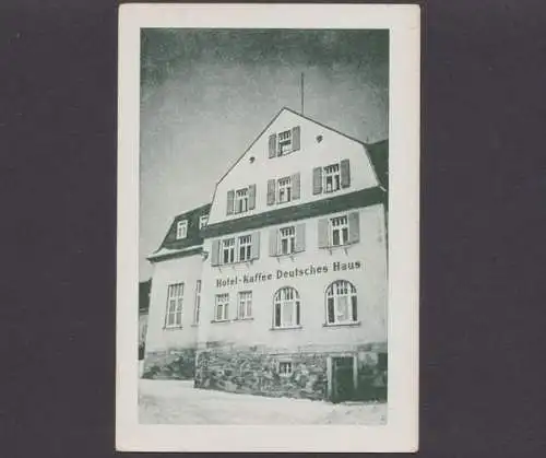 Schönberg/Vogtl., bei Brambach, Hotel-Kaffee "Deutsches Haus" - 403330