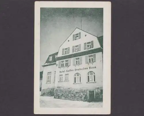 Schönberg/Vogtl., bei Brambach, Hotel-Kaffee "Deutsches Haus" - 403331