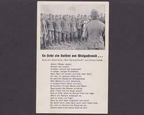 Soldaten singen das Lied es steht ein Soldat am Wolgastrand... - 403477