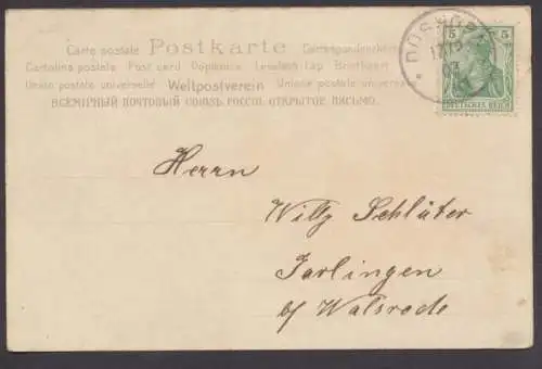 Postkarte mit Tannenduft, Waldesgrüsse - 403453