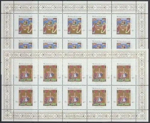 Deutschland (BRD), MiNr. 1891-1892 Kleinbogen, postfrisch - 609712