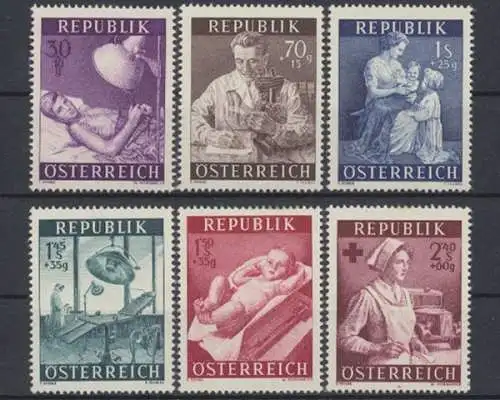 Österreich, MiNr. 999-1004, postfrisch - 694387