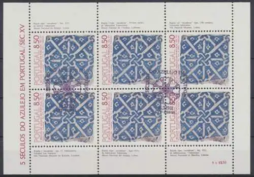 Portugal, MiNr. 1528 Kleinbogen, ESST - 69440