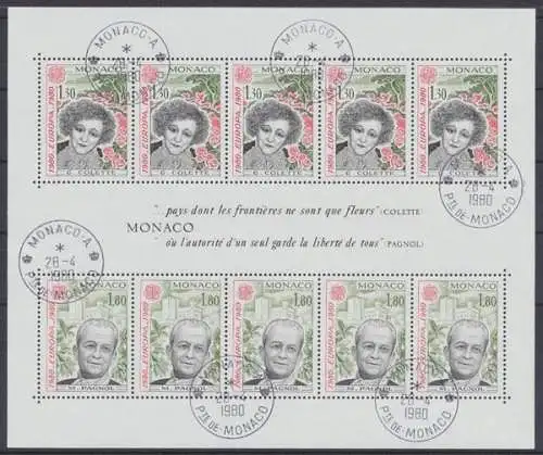 Monaco, MiNr. Block 16, gestempelt - 69516