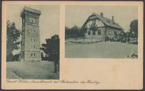 Vöslau, Aussichtswarte mit Restauration am Harzberg - 403755