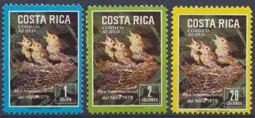 Costa Rica, MiNr. 1029-1031, postfrisch - 694623