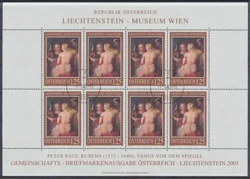 Österreich, MiNr. 2519 Kleinbogen, gestempelt - 694883