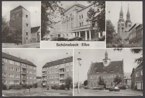 Schönebeck - Elbe, 5 Bilderkarte - 404166