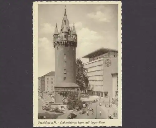 Frankfurt a.M., Eschenheimer Turm mit Bayer-Haus - 403845