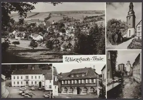 Würzbach - Thüringen, 5 Bilderkarte - 404173