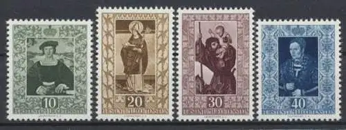 Liechtenstein, Gemälde, MiNr. 311-314, postfrisch - 692710