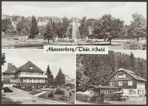 Masserberg/Thüringer Wald, Augenheilstätte, Massermühle - 404182