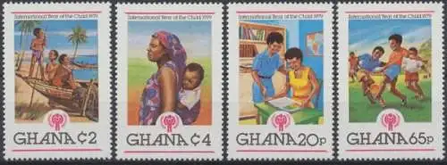 Ghana, MiNr. 805-808 A, postfrisch - 694814