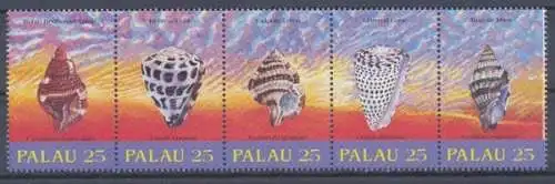 Palau, Fische / Meerestiere, MiNr. 273-277 ZD, postfrisch - 693392