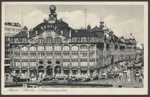 Berlin, Alexanderplatz, "Hertie" das Kaufhaus für Alle - 410432