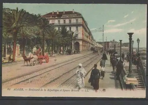 Algier / Alger, Boulevard de la Republique et Square Bresson - 413425