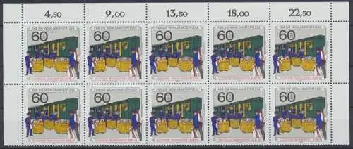 Berlin, Michel Nr. 876, 10er Bogenteil, postfrisch - 74357