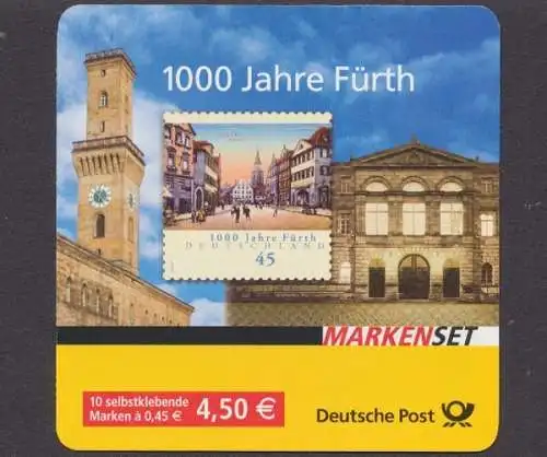 Deutschland (BRD), MiNr. 66, Markenheftchen, gestempelt - 600015