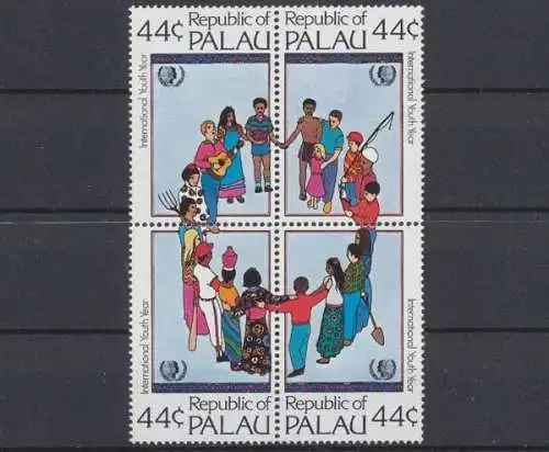 Palau, Michel Nr. 80-83 Zd, postfrisch - 73949