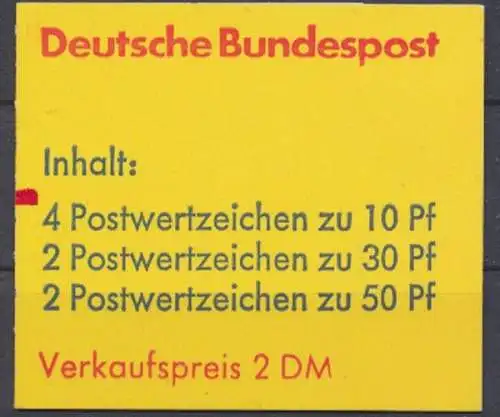 Deutschland (BRD), MiNr. MH 21 b m Z, postfrisch - 600087