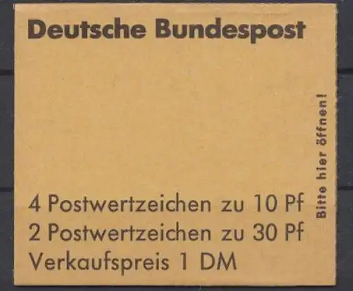 Deutschland (BRD), MiNr. MH 16 c, postfrisch - 600071