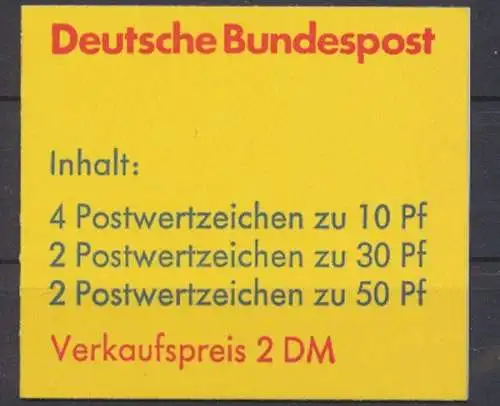 Deutschland (BRD), MiNr. MH 21 a II, postfrisch - 600085